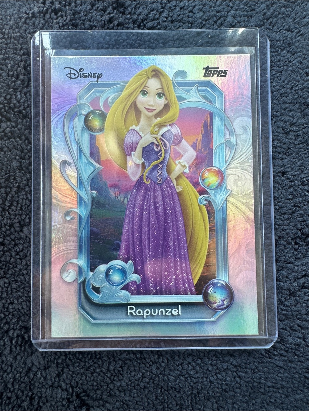 Topps Disney Rapunzel Collectible Card - Purple, Gold